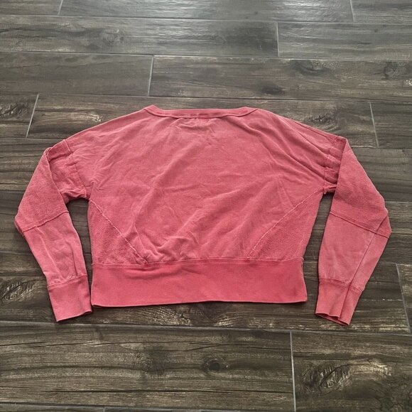 roan and ryan sweater coral oversize sweatshirt patch size XS - Picture 2 of 6